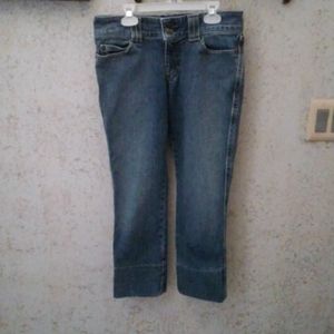 Gap low rise cropped stretch jean pants